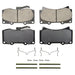 Disc Brake Pad Set Wagner Brake ZD1119