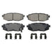 Disc Brake Pad Set Wagner Brake ZD1124