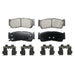 Disc Brake Pad Set Wagner Brake ZD1297