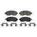 Disc Brake Pad Set Wagner Brake ZD1650