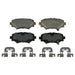Disc Brake Pad Set Wagner Brake ZD1729