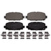 Disc Brake Pad Set Wagner Brake ZD2081