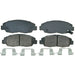 Disc Brake Pad Set Wagner Brake ZD465A