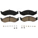 Disc Brake Pad Set Wagner Brake ZD477