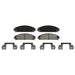 Disc Brake Pad Set Wagner Brake ZX1058