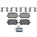 Disc Brake Pad Set Wagner Brake ZX1766