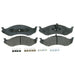 Disc Brake Pad Set Wagner Brake ZX477