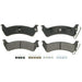 Disc Brake Pad Set Wagner Brake ZX666