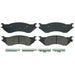 Disc Brake Pad Set Wagner Brake ZX702