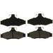 Disc Brake Pad Set Wagner Brake ZX724