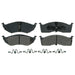 Disc Brake Pad Set Wagner Brake ZX730C