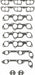 Engine Intake Manifold Gasket Set Felpro MS 94831