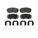 Disc Brake Pad Set Wagner Brake QC1855