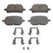 Disc Brake Pad Set Wagner Brake QC707