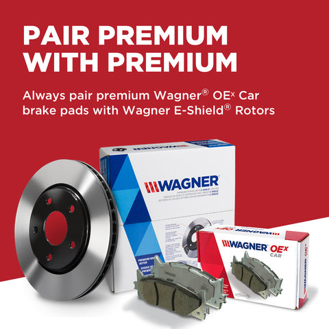 Disc Brake Pad Set Wagner Brake OEX1001A