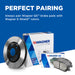 Disc Brake Pad Set Wagner Brake ZD1020A