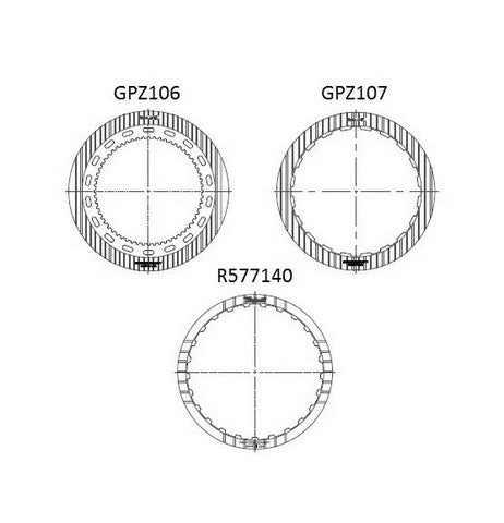 Transmission Clutch Kit Raybestos Powertrain RGPZ-011
