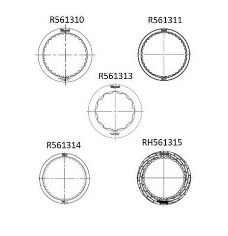 Transmission Clutch Kit Raybestos Powertrain RHT96-078