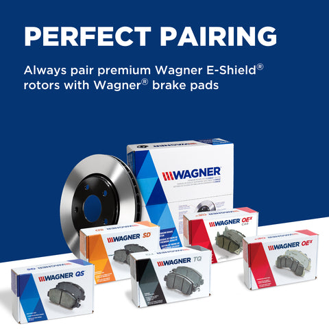 Disc Brake Rotor Wagner Brake BD180464E