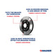 Disc Brake Rotor Wagner Brake BD180782E