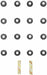 Engine Valve Stem Seal Set Felpro SS 70157