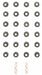 Engine Valve Stem Seal Set Felpro SS 72632-2