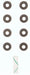 Engine Valve Stem Seal Set Felpro SS 72682-2