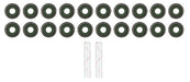 Engine Valve Stem Seal Set Felpro SS 70283-3