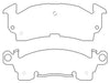 Disc Brake Pad Set Raybestos Brakes ST38R52T14