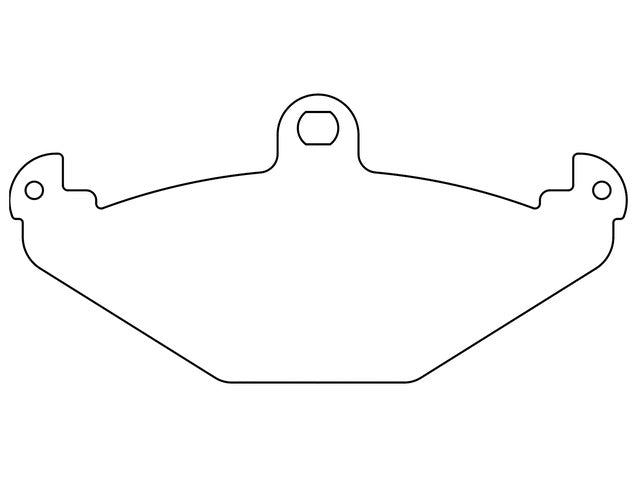 Disc Brake Pad Set Raybestos Brakes ST42R491T12