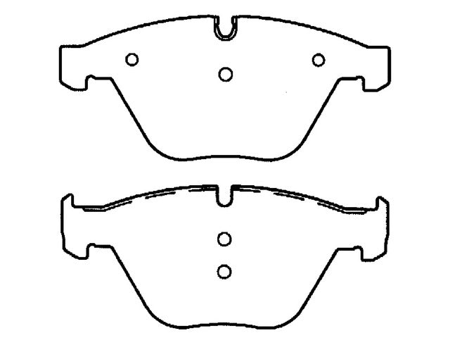 Disc Brake Pad Set Raybestos Brakes ST43R1260T19