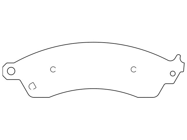 Disc Brake Pad Set Raybestos Brakes ST43R412T16