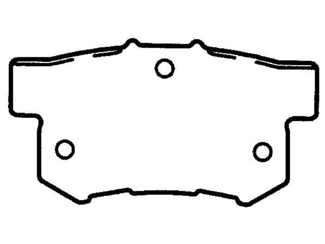 Disc Brake Pad Set Raybestos Brakes ST43R537T15