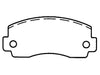 Disc Brake Pad Set Raybestos Brakes ST45R136T15