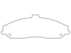 Disc Brake Pad Set Raybestos Brakes ST45R731T15