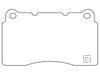 Disc Brake Pad Set Raybestos Brakes ST47R1001T16