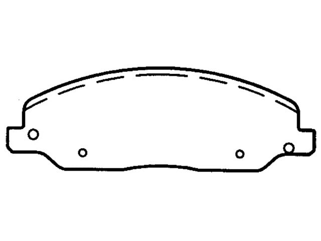 Disc Brake Pad Set Raybestos Brakes ST47R1081T17