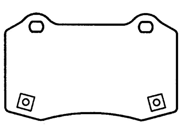 Disc Brake Pad Set Raybestos Brakes ST77R1053T14