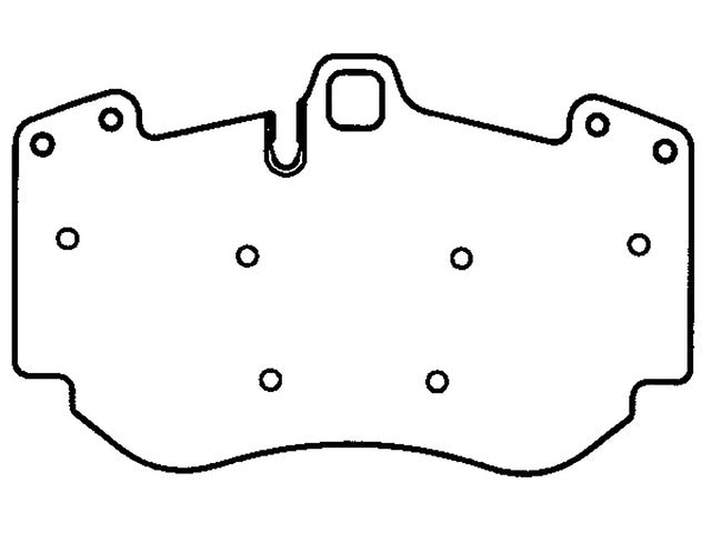 Disc Brake Pad Set Raybestos Brakes ST77R1130T18