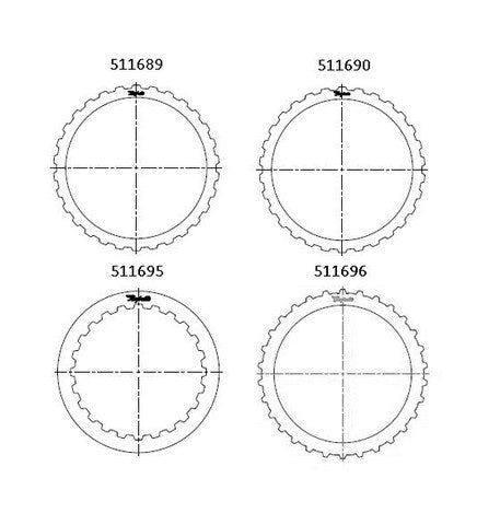 Transmission Clutch Kit Raybestos Powertrain STMMERCE08