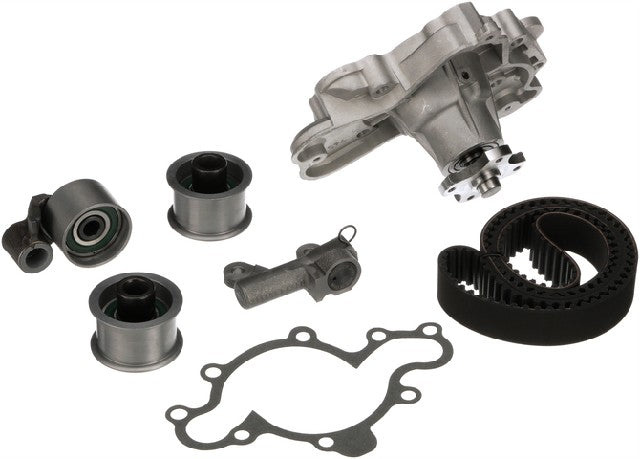 Engine Timing Belt Kit with Water Pump Gates TCKWP146