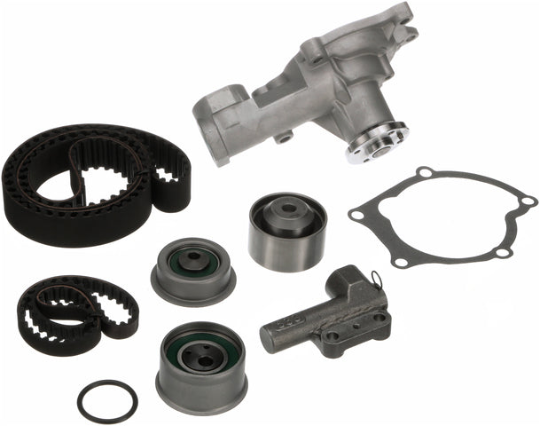 Engine Timing Belt Kit with Water Pump Gates TCKWP167