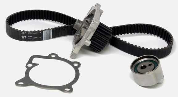 Engine Timing Belt Kit with Water Pump Gates TCKWP177