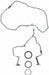 Engine Timing Cover Gasket Set Felpro TCS 46001