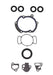 Engine Timing Cover Gasket Set Felpro TCS 46108