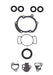 Engine Timing Cover Gasket Set Felpro TCS 46108