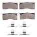 Disc Brake Pad Set Dynamic Friction 1551-0011-01