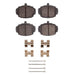 Disc Brake Pad Set Dynamic Friction 1551-0027-01
