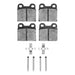 Disc Brake Pad Set Dynamic Friction 1600-0030-02