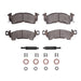 Disc Brake Pad Set Dynamic Friction 1551-0052-01